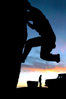 Matthew Fienup, Earthworks owner on Mugu Rock