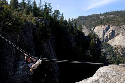 Michael McKay, tyrolean traverse